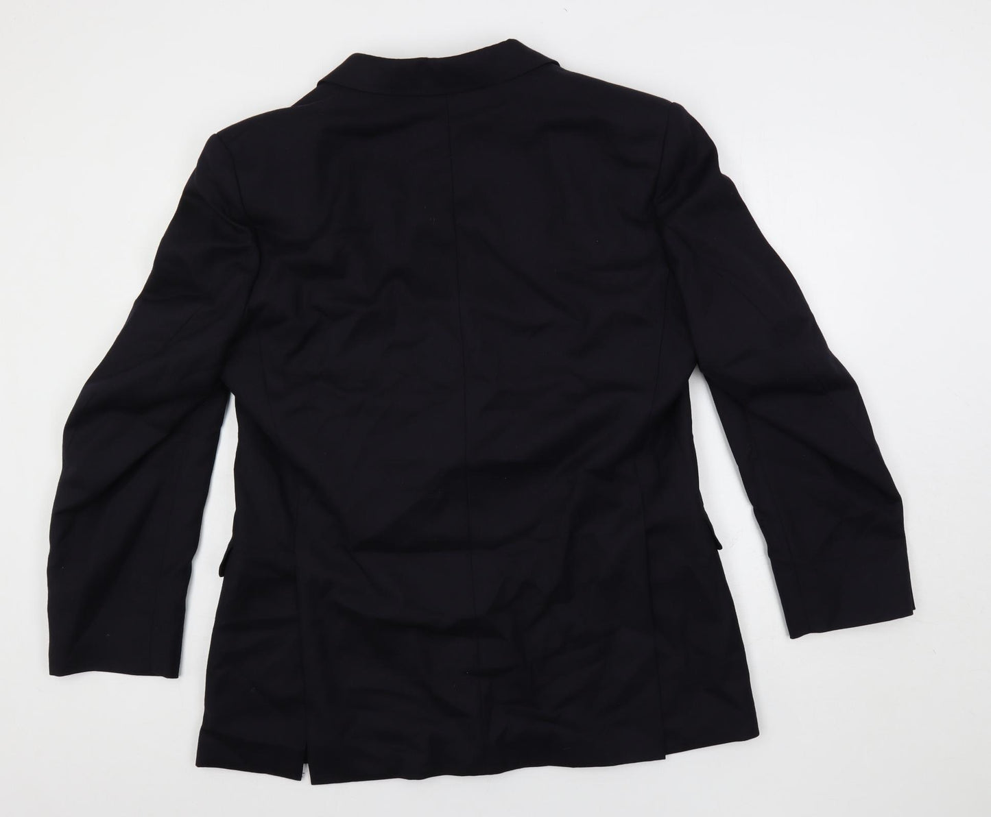 DAKS Mens Blue Wool Jacket Suit Jacket Size 42 Regular