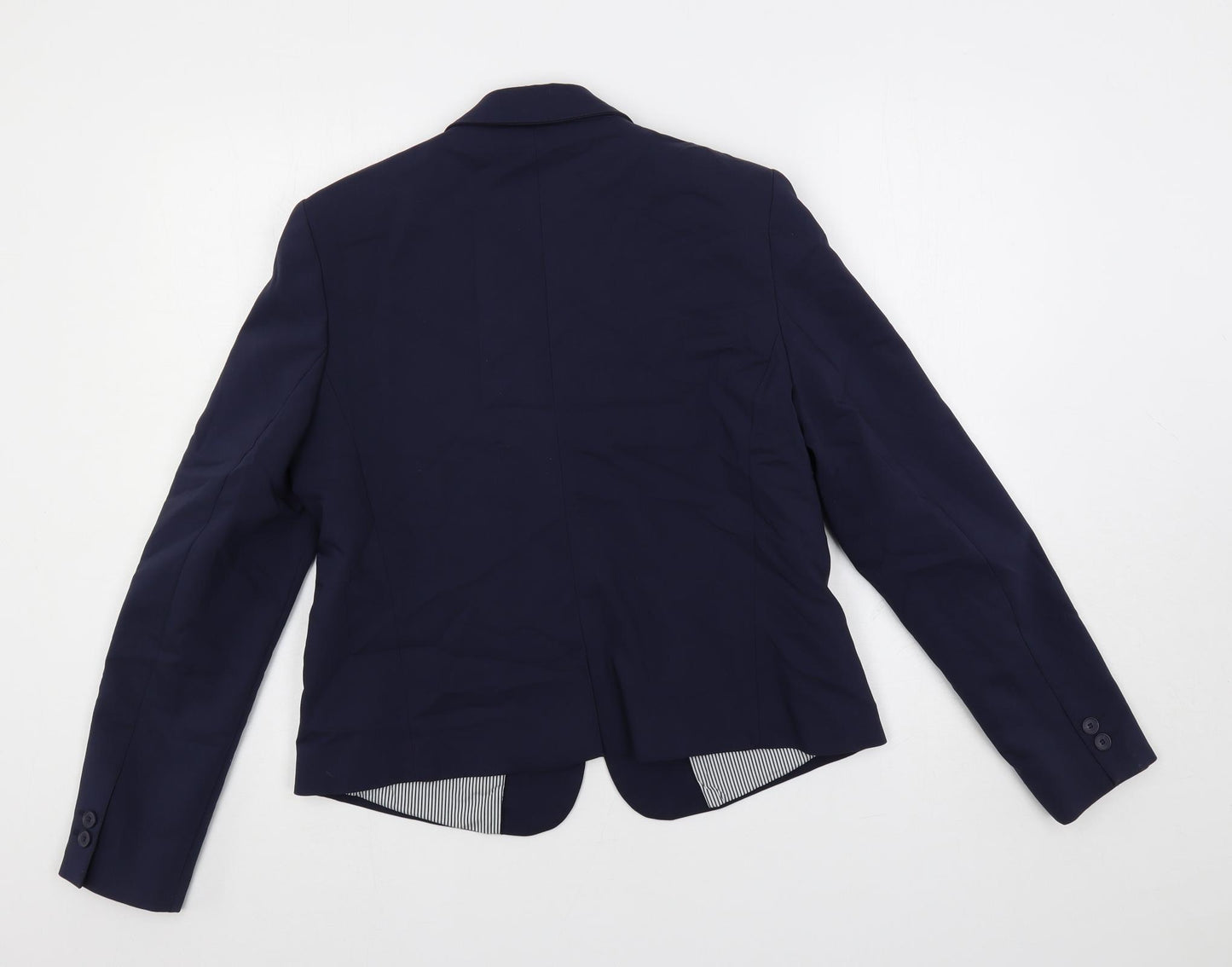 NEXT Womens Blue Jacket Blazer Size 14 Button