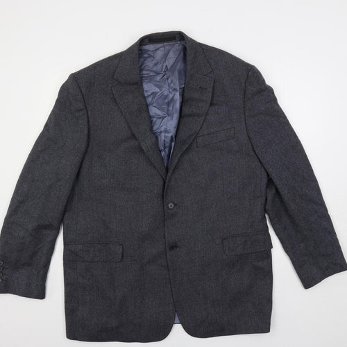Marks and Spencer Mens Grey Wool Jacket Suit Jacket Size 46 Regular