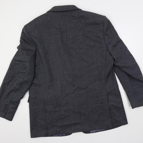 Marks and Spencer Mens Grey Wool Jacket Suit Jacket Size 46 Regular