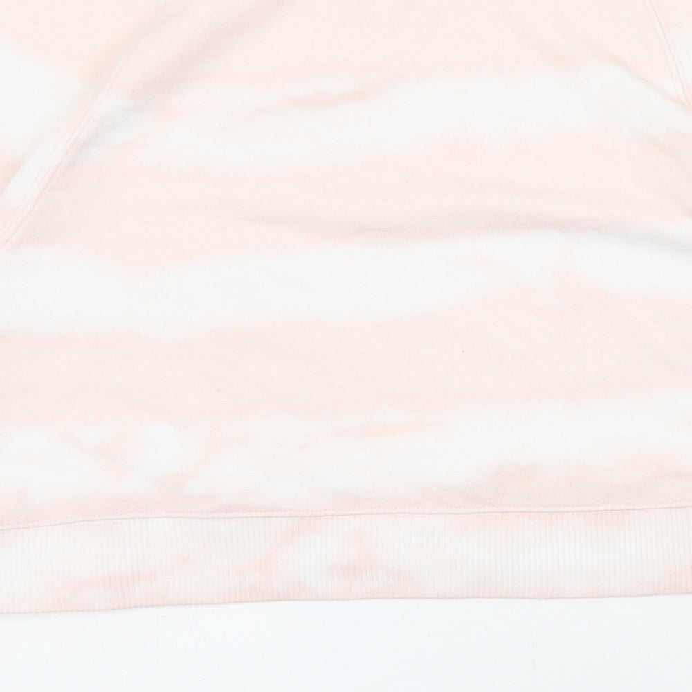 Gilly Hicks Womens Pink Cotton Pullover Sweatshirt Size XS Pullover - Striped Tie Dye