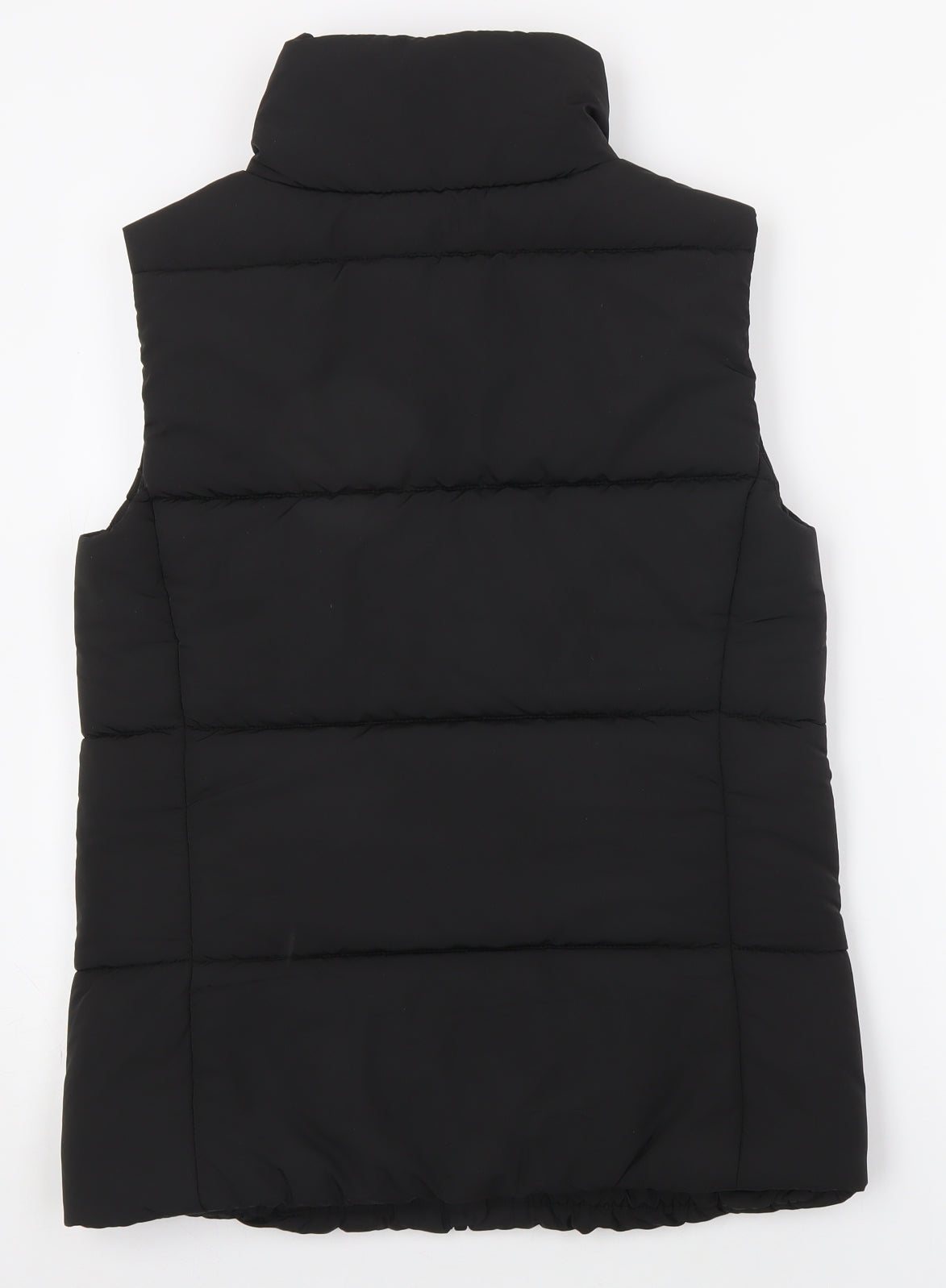 Marks and Spencer Womens Black Gilet Jacket Size 8 Zip