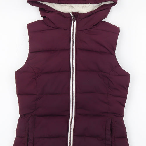 Peter Storm Womens Purple Gilet Jacket Size 8 Zip