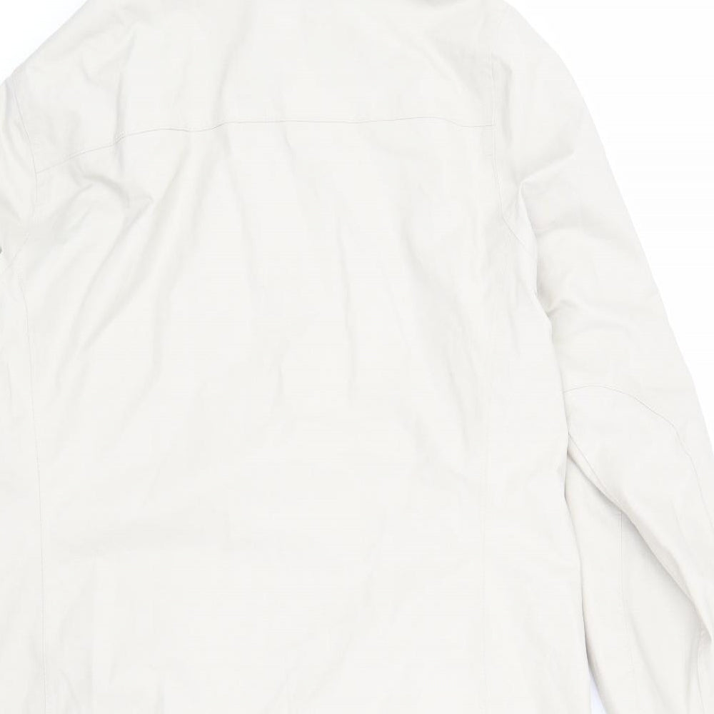 Seasalt Womens Beige Rain Coat Jacket Size 14 Zip