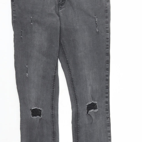 Denim & Co. Womens Black Cotton Skinny Jeans Size 12 L27 in Regular Zip