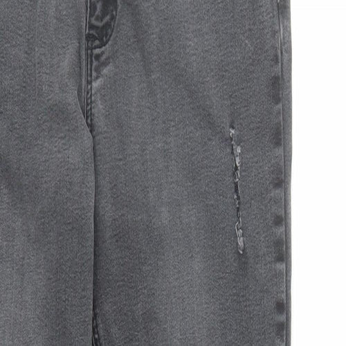 Denim & Co. Womens Black Cotton Skinny Jeans Size 12 L27 in Regular Zip