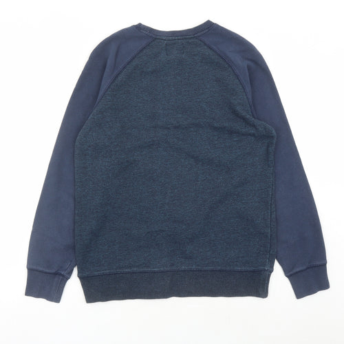 Globe Mens Blue Cotton Pullover Sweatshirt Size M
