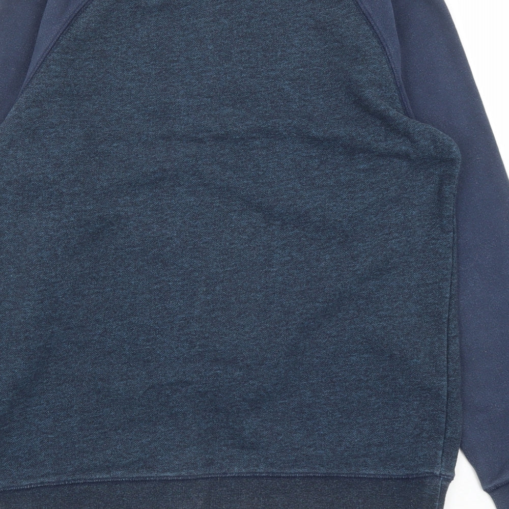Globe Mens Blue Cotton Pullover Sweatshirt Size M