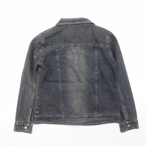 Bare Denim Womens Blue Jacket Size M Button