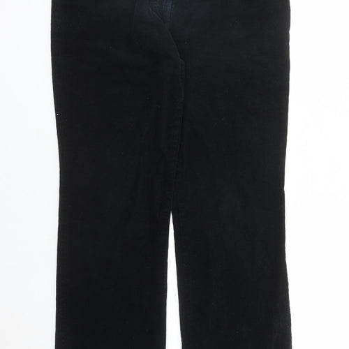 Gerry Weber Womens Black Cotton Trousers Size 18 L30 in Regular Zip
