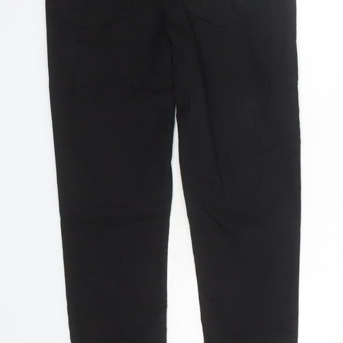 New Look Womens Black Cotton Jegging Jeans Size 6 L28 in Regular - Elasticated Waist