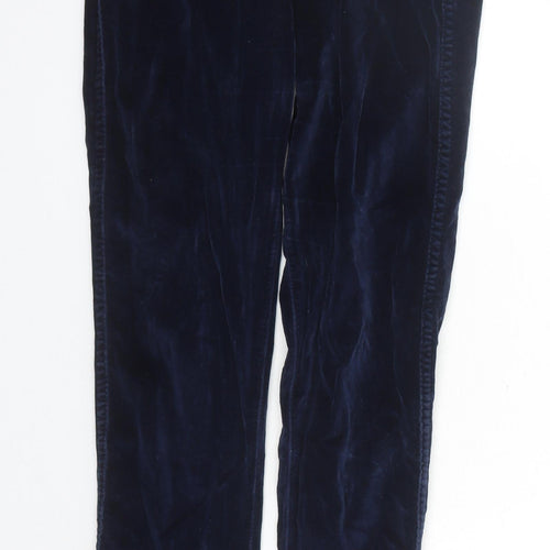American Apparel Womens Blue Cotton Skinny Jeans Size L L30 in Regular Zip