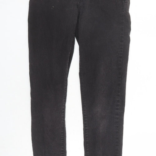 Denim & Co. Womens Black Cotton Skinny Jeans Size 10 L29 in Regular Zip