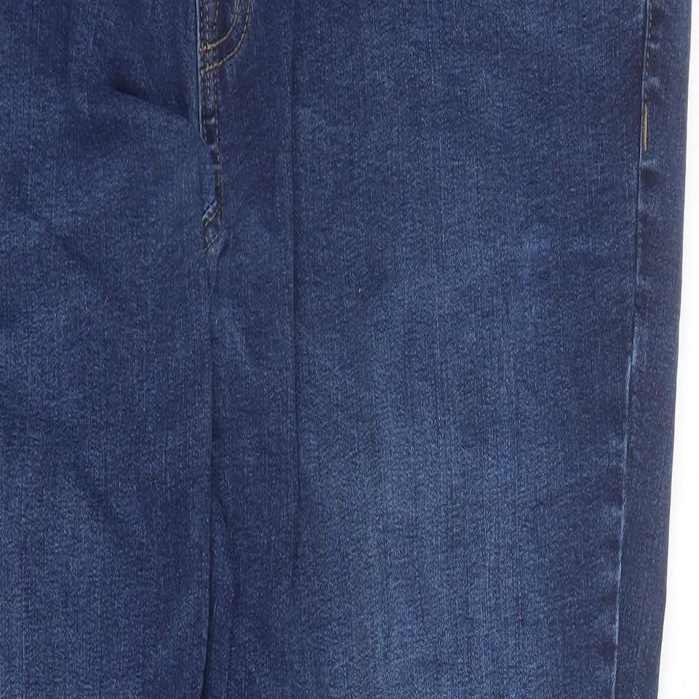 NEXT Mens Blue Cotton Straight Jeans Size 40 in L29 in Regular Zip