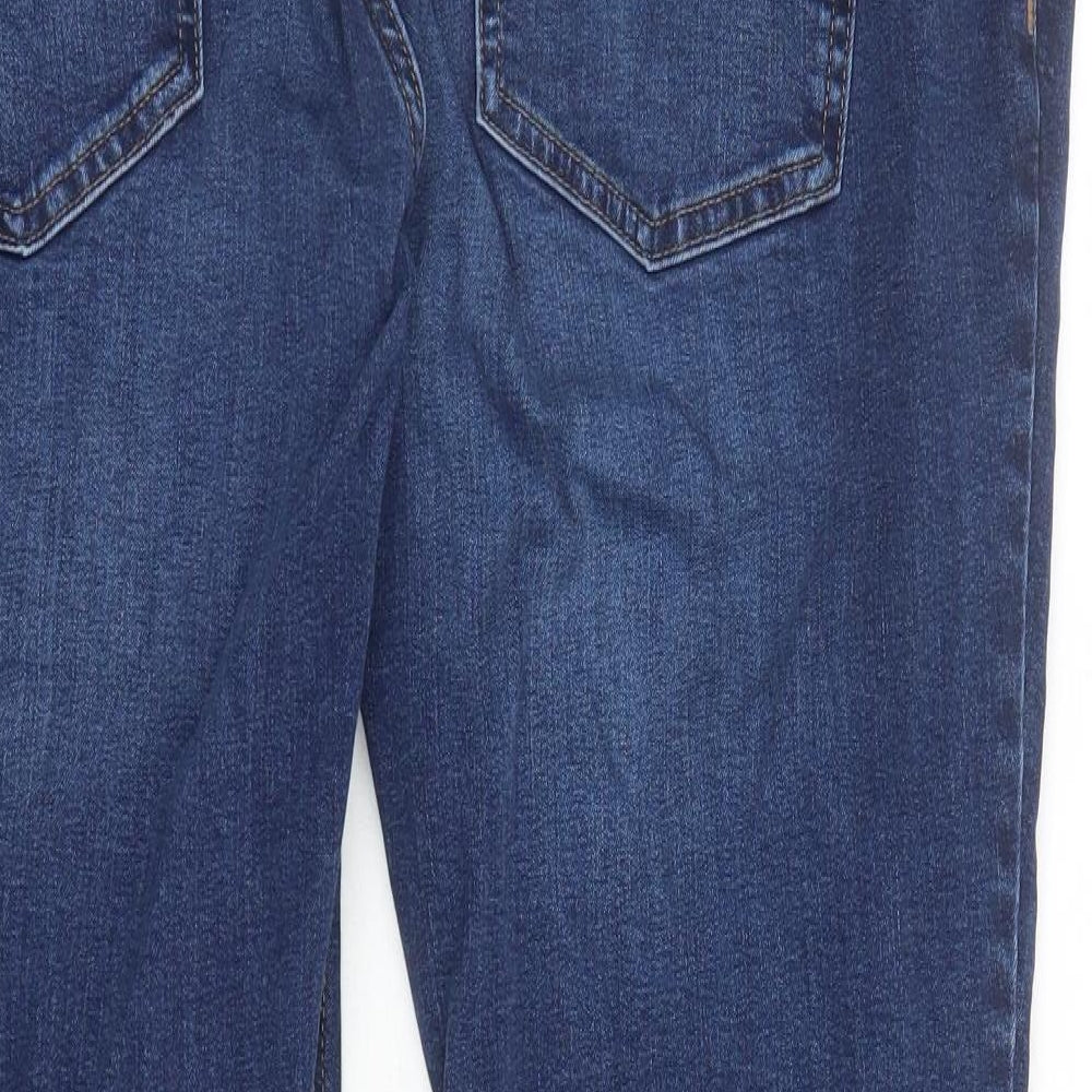 NEXT Mens Blue Cotton Straight Jeans Size 40 in L29 in Regular Zip