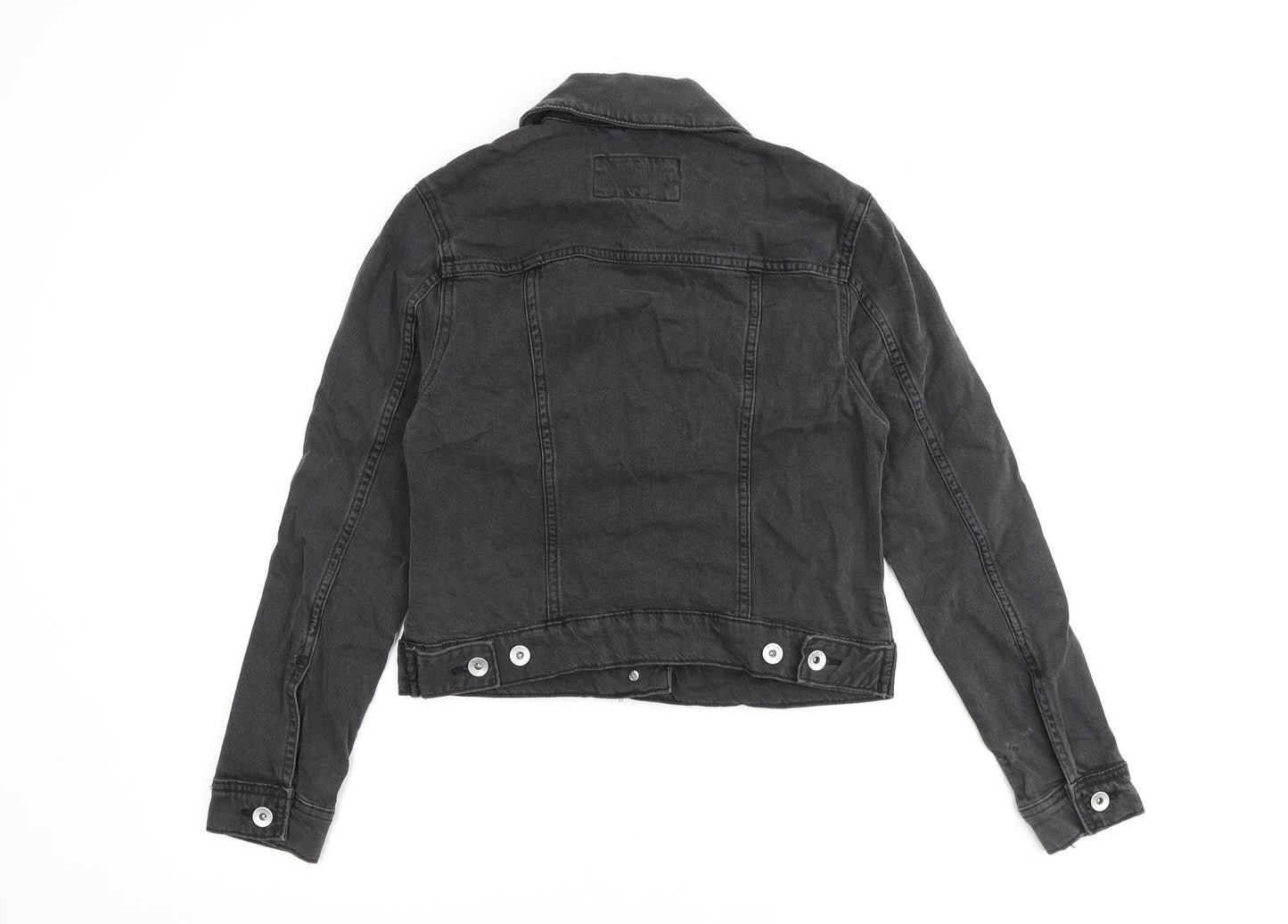 Marks and Spencer Womens Grey Jacket Size 8 Button