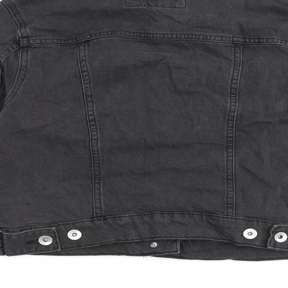 Marks and Spencer Womens Grey Jacket Size 8 Button