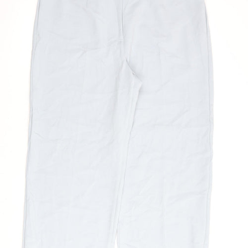 Marks and Spencer Womens Blue Polyester Trousers Size 20 L30 in Regular Zip