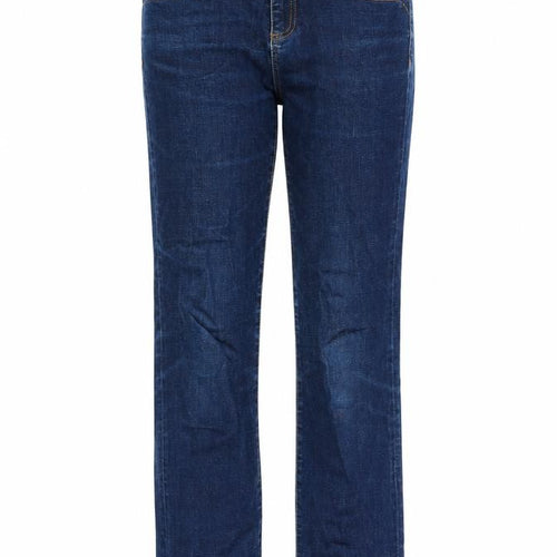 United Colors of Benetton Womens Blue Cotton Straight Jeans Size 29 in L29 in Regular Zip
