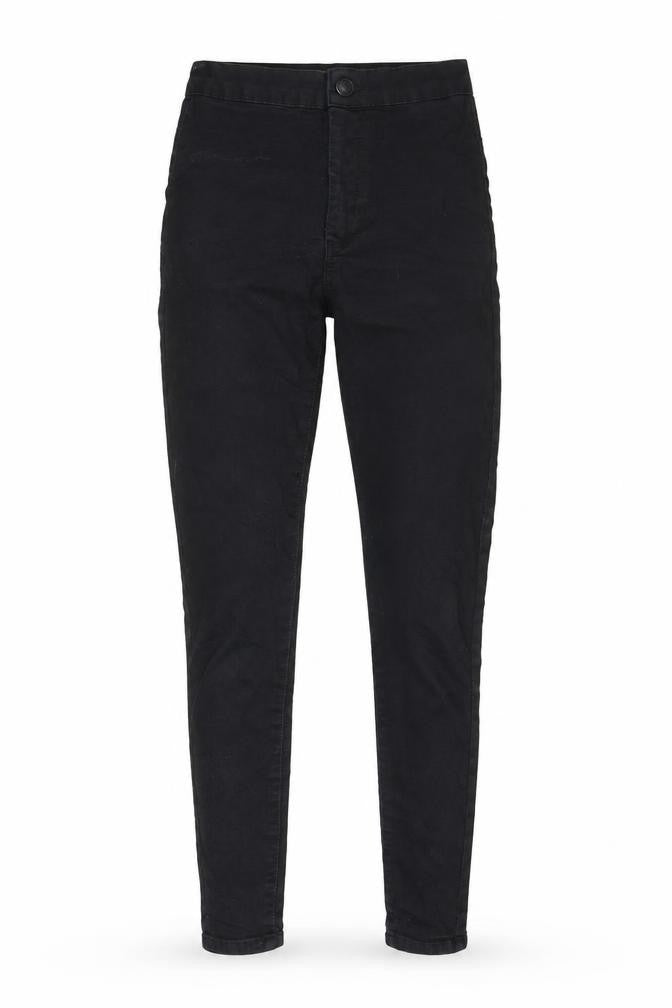 Topshop Womens Black Cotton Skinny Jeans Size 26 in L30 in Regular Zip - Pockets