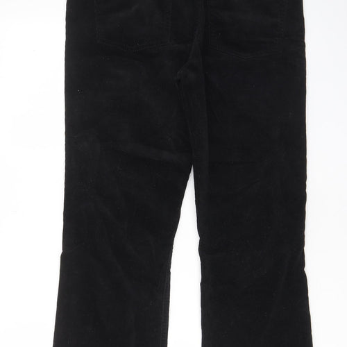 BDG Womens Black Cotton Trousers Size 32 in L26 in Regular Zip - Pockets, Belt Loops
