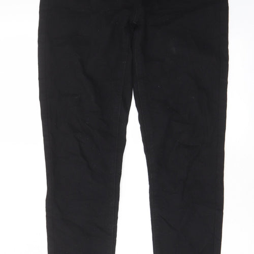 Denim & Co. Womens Black Cotton Skinny Jeans Size 10 L27 in Regular