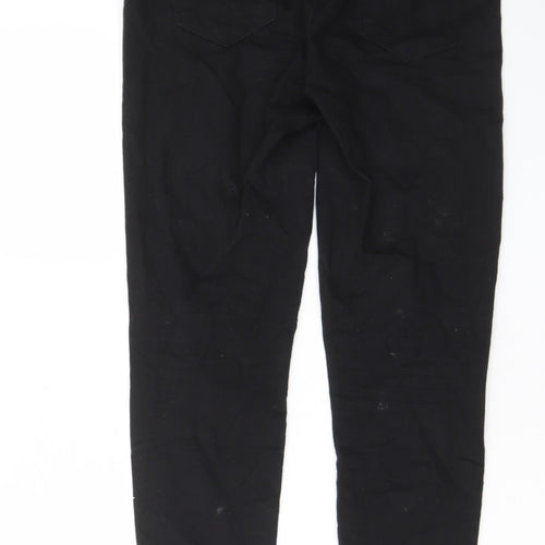 Denim & Co. Womens Black Cotton Skinny Jeans Size 10 L27 in Regular
