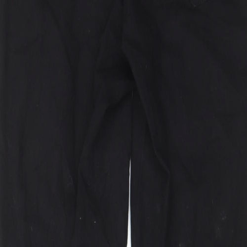 Denim & Co. Womens Black Cotton Skinny Jeans Size 10 L27 in Regular