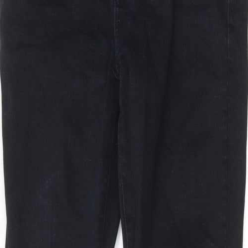 Jack Wills Mens Black Cotton Skinny Jeans Size 30 in L32 in Regular Zip - Pockets, Belt Loops, Logo