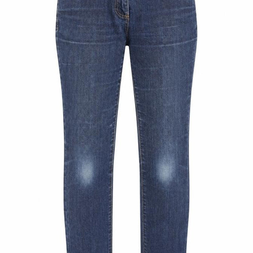 Et Vous Womens Blue Cotton Straight Jeans Size 10 L30 in Regular Zip