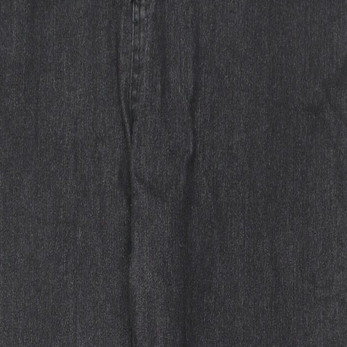 Jeans Womens Black Cotton Skinny Jeans Size XL L26 in Regular Zip
