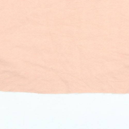 H&M Womens Beige Cotton Pullover Sweatshirt Size S Pullover - Cropped