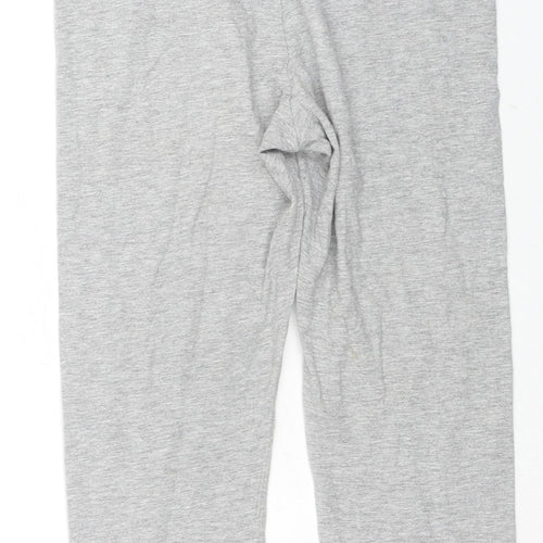 H&M Girls Grey Cotton Compression Shorts Size 13-14 Years L16 in Regular
