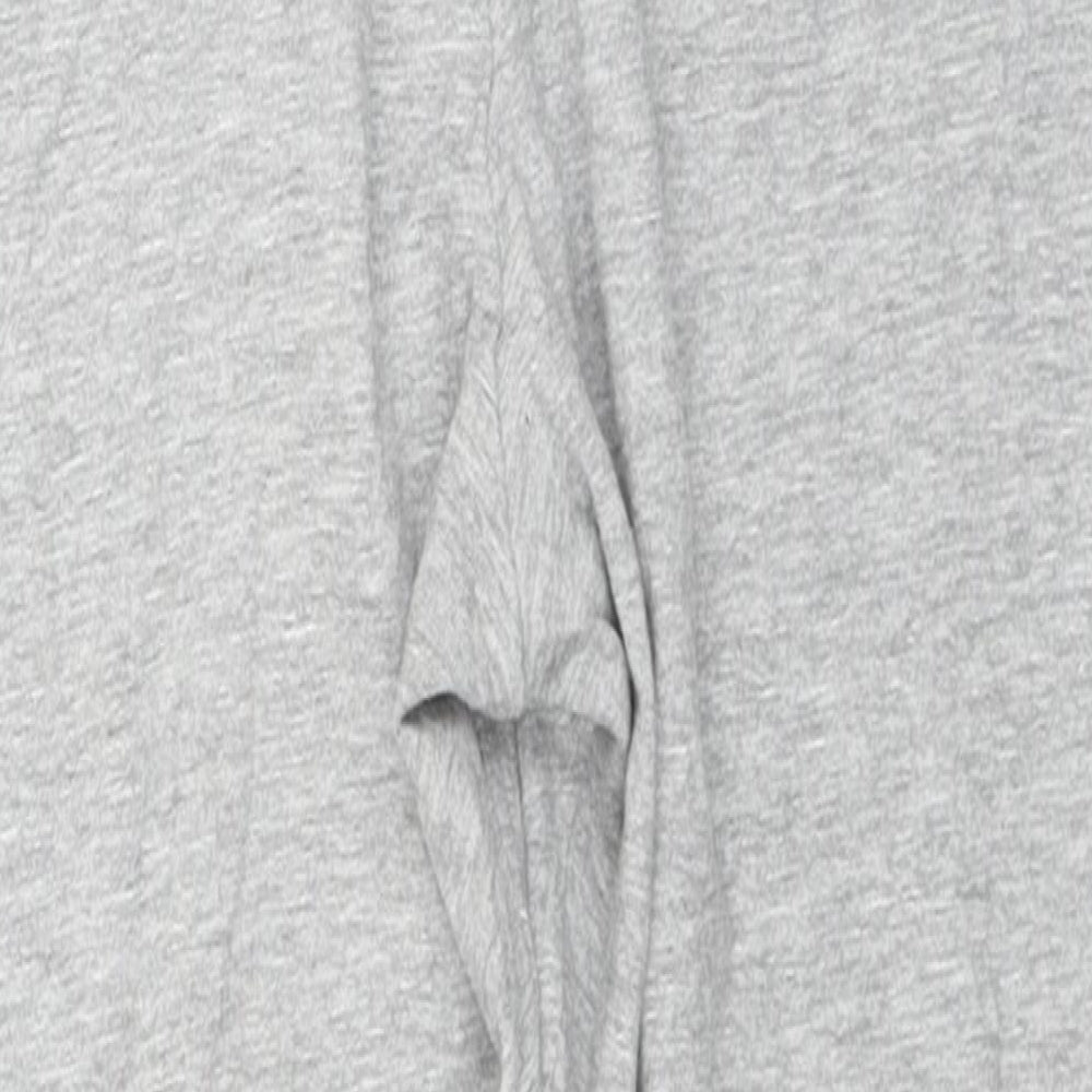 H&M Girls Grey Cotton Compression Shorts Size 13-14 Years L16 in Regular