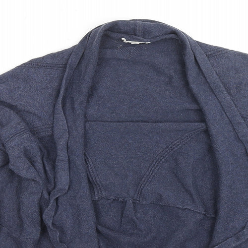 Old Khaki Womens Blue V-Neck Cotton Cardigan Jumper Size S