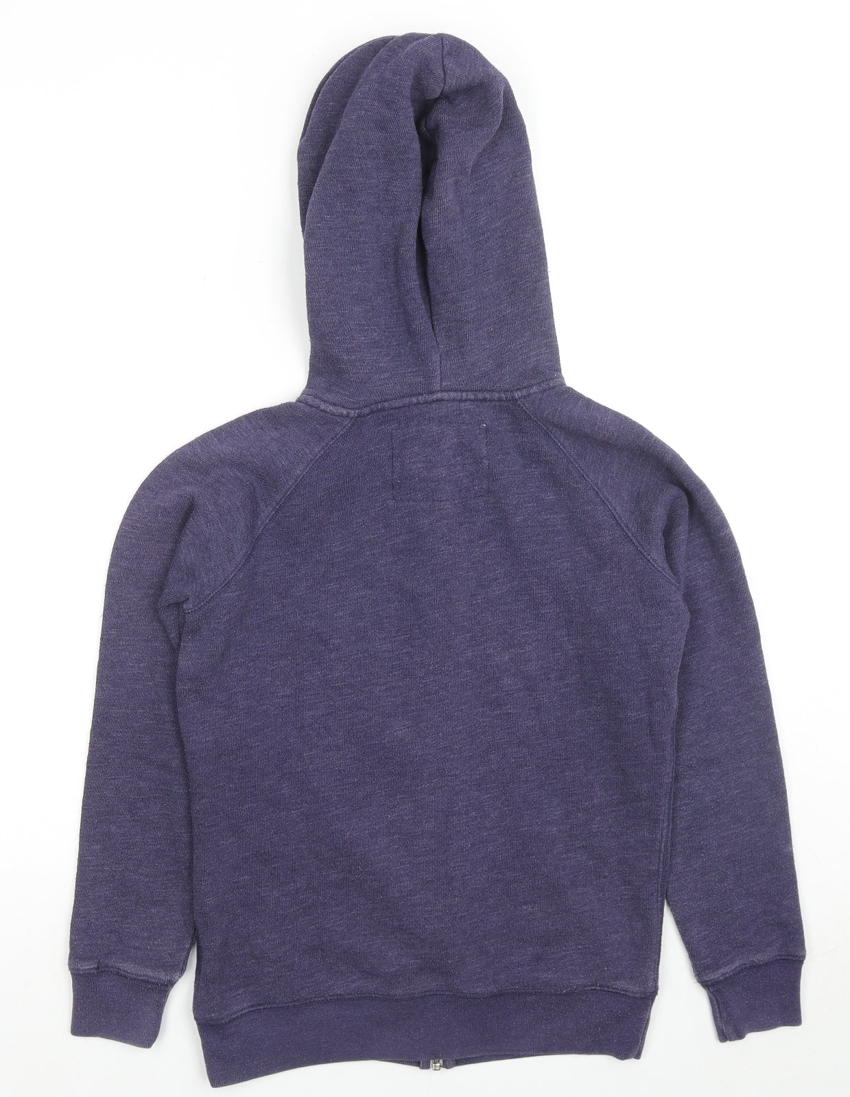Jack Wills Womens Purple Cotton Full Zip Hoodie Size 8 Zip - Logo