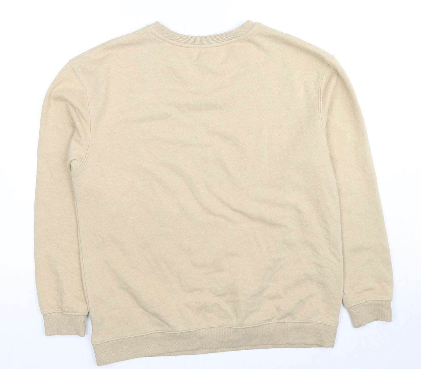 Nobody's Child Womens Beige Cotton Pullover Sweatshirt Size M Pullover - Be Kind