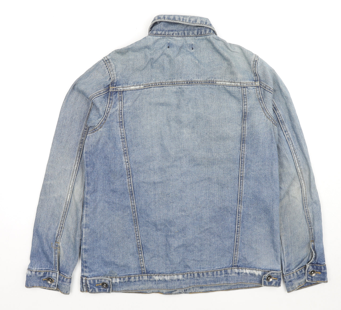 FOREVER 21 Mens Blue Jacket Size M Button