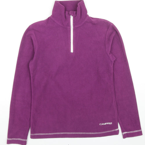 Campri Girls Purple Polyester Pullover Sweatshirt Size 13 Years Pullover