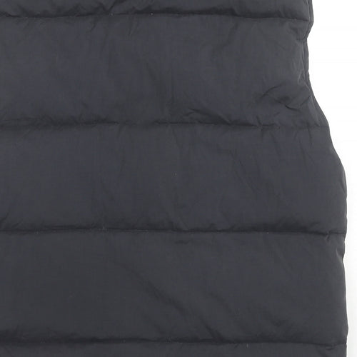 Ben Sherman Mens Black Gilet Waistcoat Size L Zip - Logo