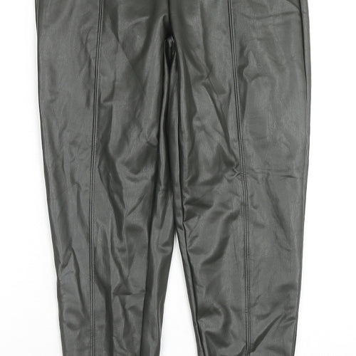 Marks and Spencer Womens Black Polyester Jegging Leggings Size 8 L25 in