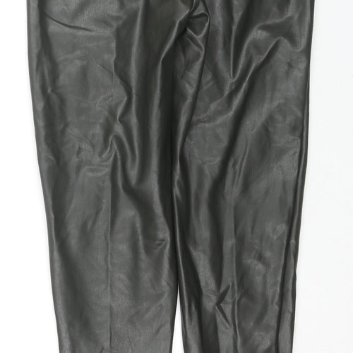 Marks and Spencer Womens Black Polyester Jegging Leggings Size 8 L25 in