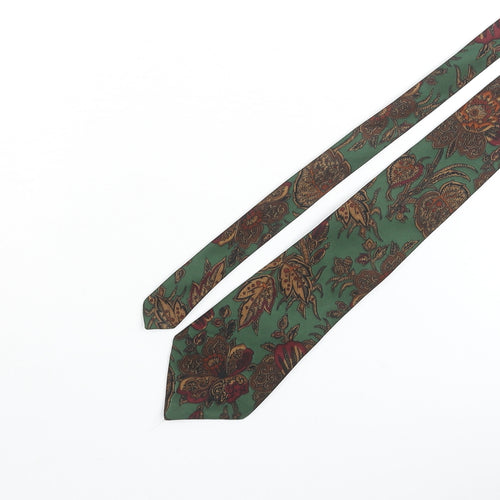 Jonelle Mens Multicoloured Geometric Polyester Pointed Tie One Size - Floral