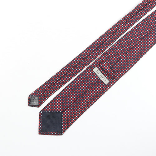 Tie Rack Mens Multicoloured Plaids & Checks Polyester Pointed Tie One Size