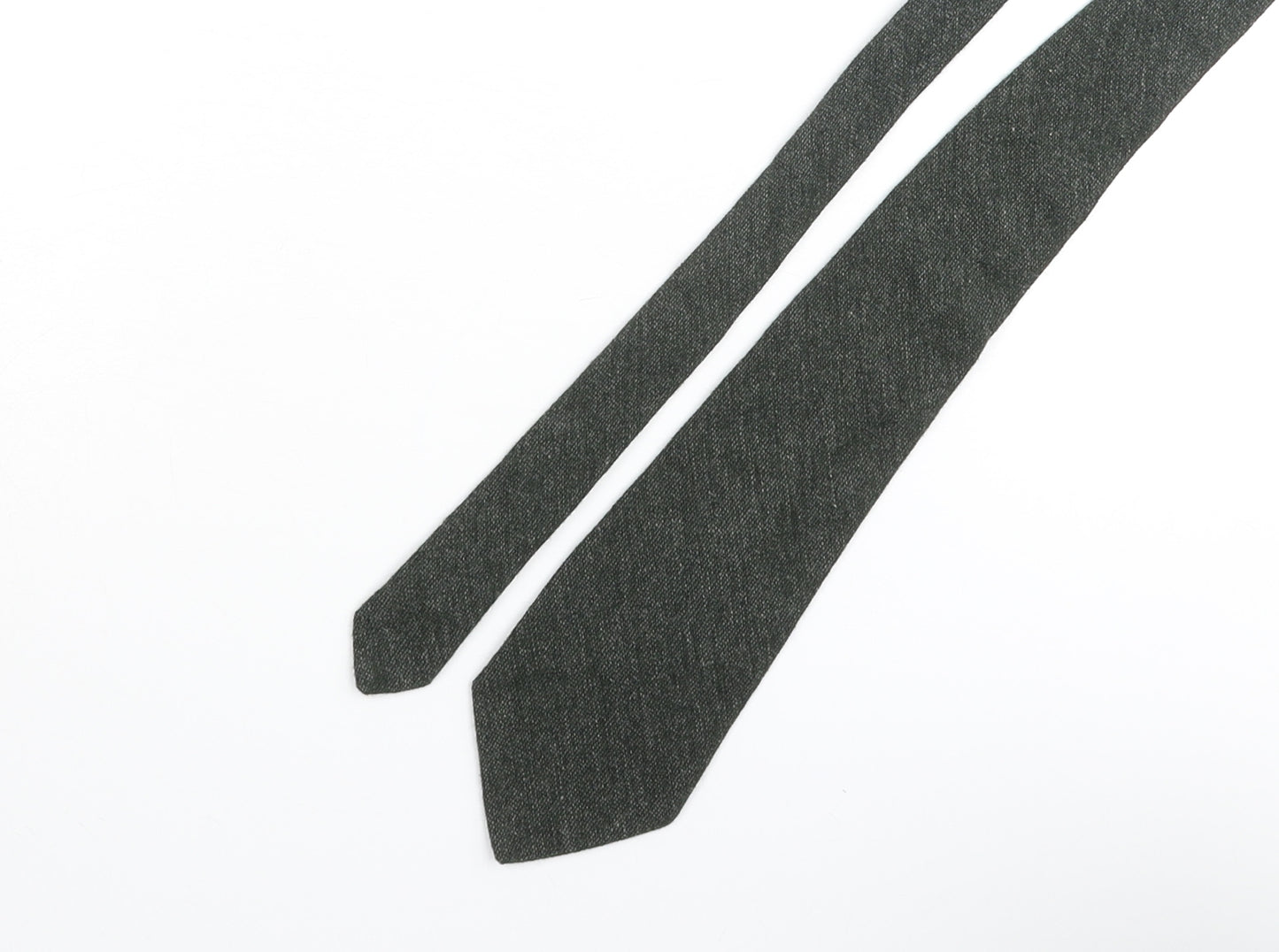 St Michael Mens Green Wool Pointed Tie One Size