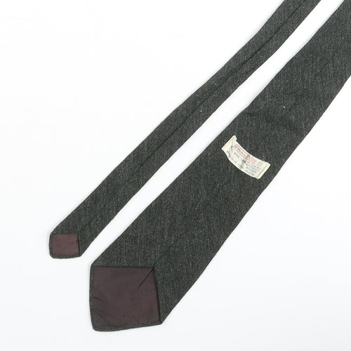St Michael Mens Green Wool Pointed Tie One Size