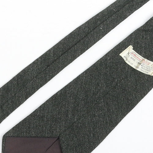 St Michael Mens Green Wool Pointed Tie One Size