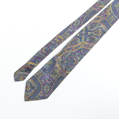 Pierre Cardin Mens Multicoloured Paisley Silk Pointed Tie One Size