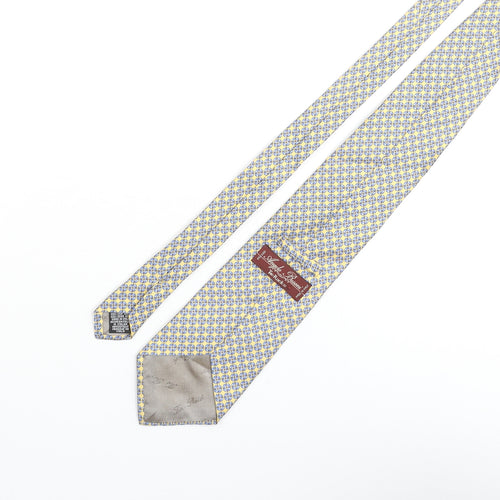 Tie Rack Mens Multicoloured Geometric Silk Pointed Tie One Size - Floral