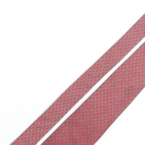 Tie Rack Mens Multicoloured Geometric Silk Pointed Tie One Size